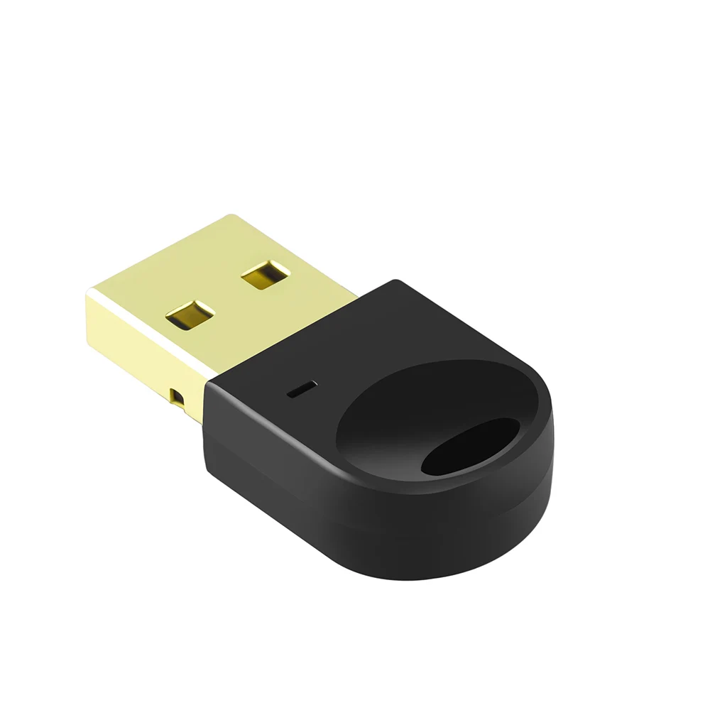 Rovtop CSR 4,0 беспроводной usb-адаптер Bluetooth ключ музыкальный приемник для ПК компьютер ноутбук мини беспроводной Blutooth - Цвет: Черный