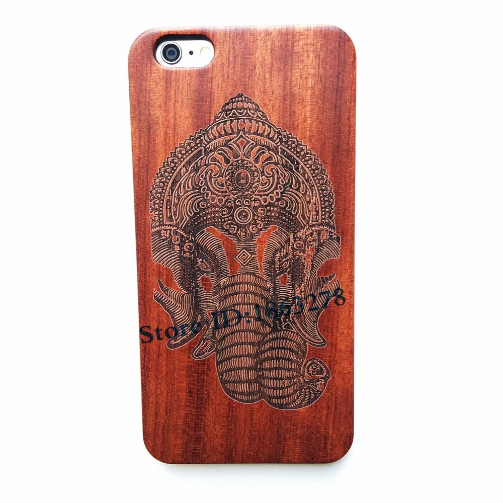 29 стилей Hamsa Hands Design Ganesha бамбуковый Деревянный чехол для телефона Iphone 6 6S 7 Plus 5 5S SE