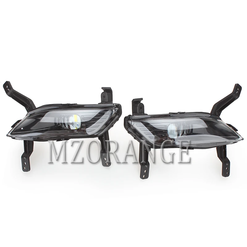  MZORANGE 1 Set Daytime Running Light For Hyundai Santa Fe 2019 DRL Day Light Front Fog Lamp White L - 33051508662