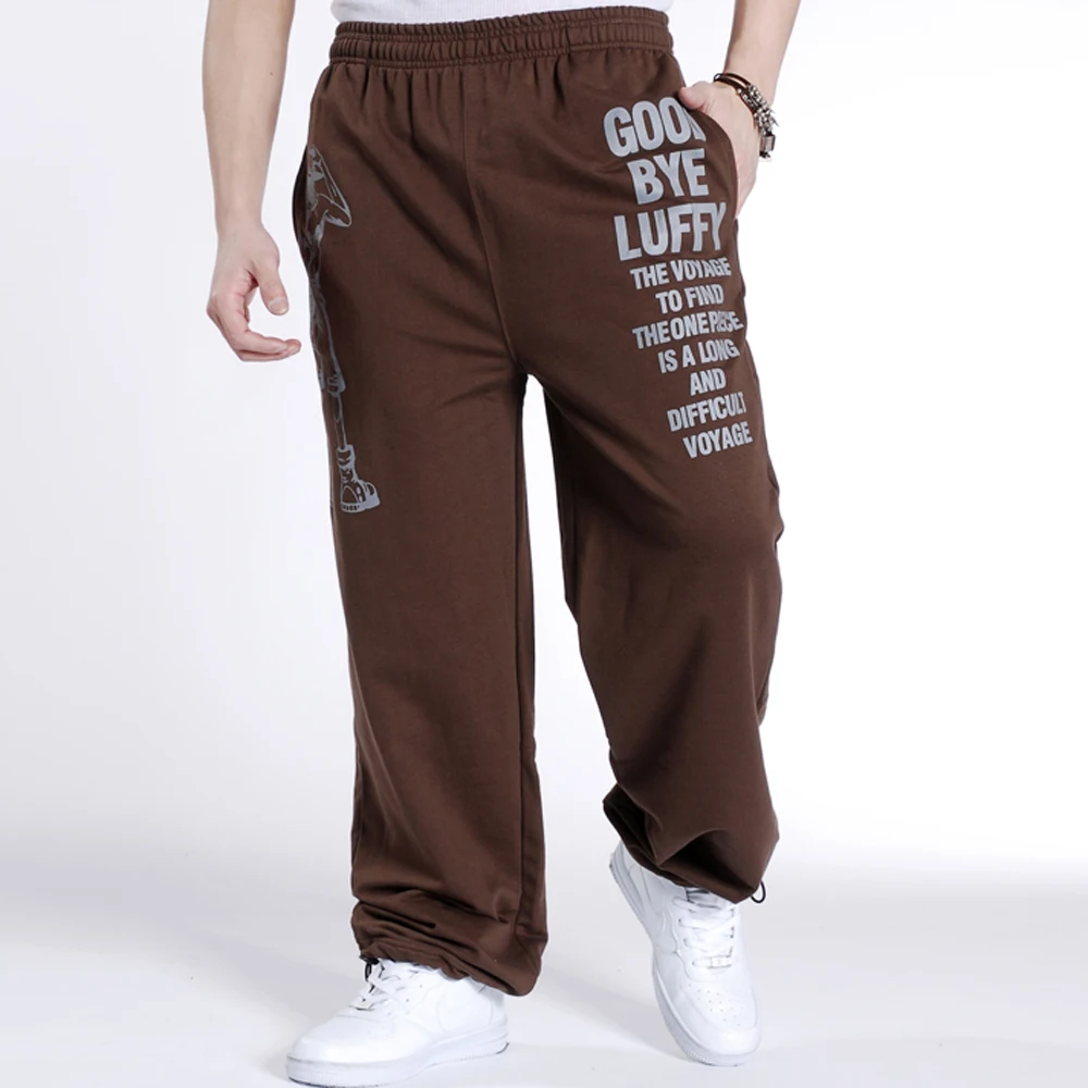 Повседневные мужские штаны для бега с принтом мешковатые модные хип-хоп мужские штаны для бега на открытом воздухе мужские спортивные брюки Pantalon Homme 5XL A10