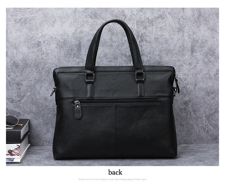 BAQI бренд мужской портфель сумка из натуральной коровьей кожи мужские сумки 2019 Модная компьютерная деловая сумка мужские сумки через плечо