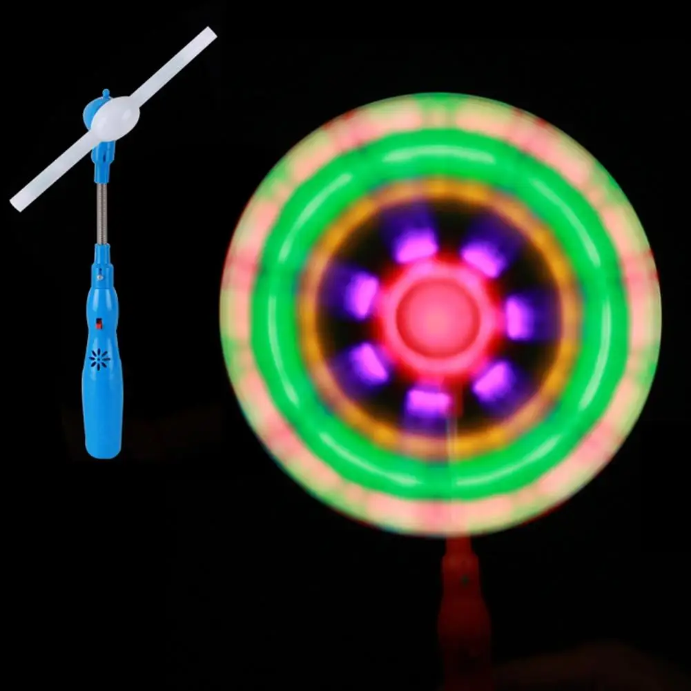 RCtown ветряные мельницы мигающий свет игрушка светодиодный и музыка Радуга спиннинг мельница светится Классические игрушки для детей