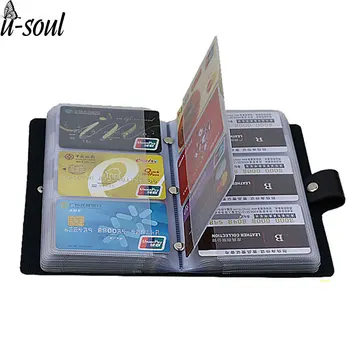 

Business Card Holder Black 156 Bank Women&Men Card Bags Name Id Business Leather Credit Card Case Card Holder Ls8916fb