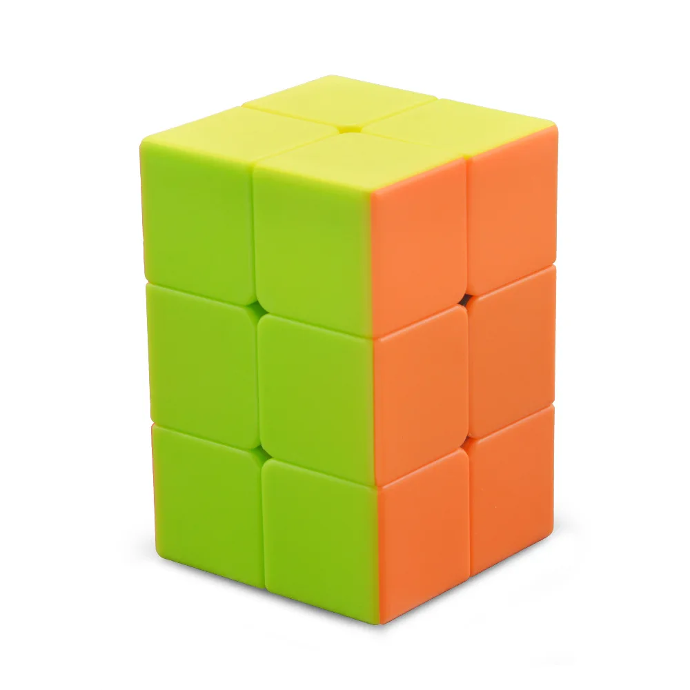 

2x2x3 Multi-color Stickerless High Speed Magic Cube Twist Puzzle Toy Brain Teaser 3D IQ Game ABS Ultra-Smooth Gift For Beginners