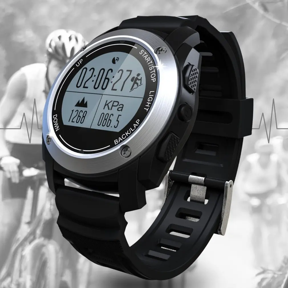 

S928 Professional Sports GPS Smart Watch Outdoor Sports Heart Rate Monitor 128*128 Pixel IP66 Life Waterproof