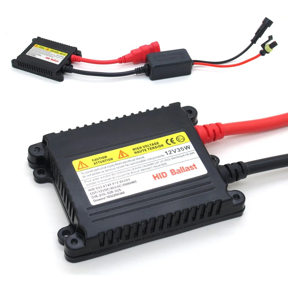 

1pcs High Quality 35W Slim HID Ballast DC 12V for H1 H3 H7 H11 9005 9006 880 Auto Car HID Xenon Headlight kit