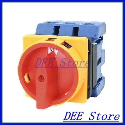 

660V 80A AC 2 Position Rotary Cam 6 Terminals Universal Combination Switch