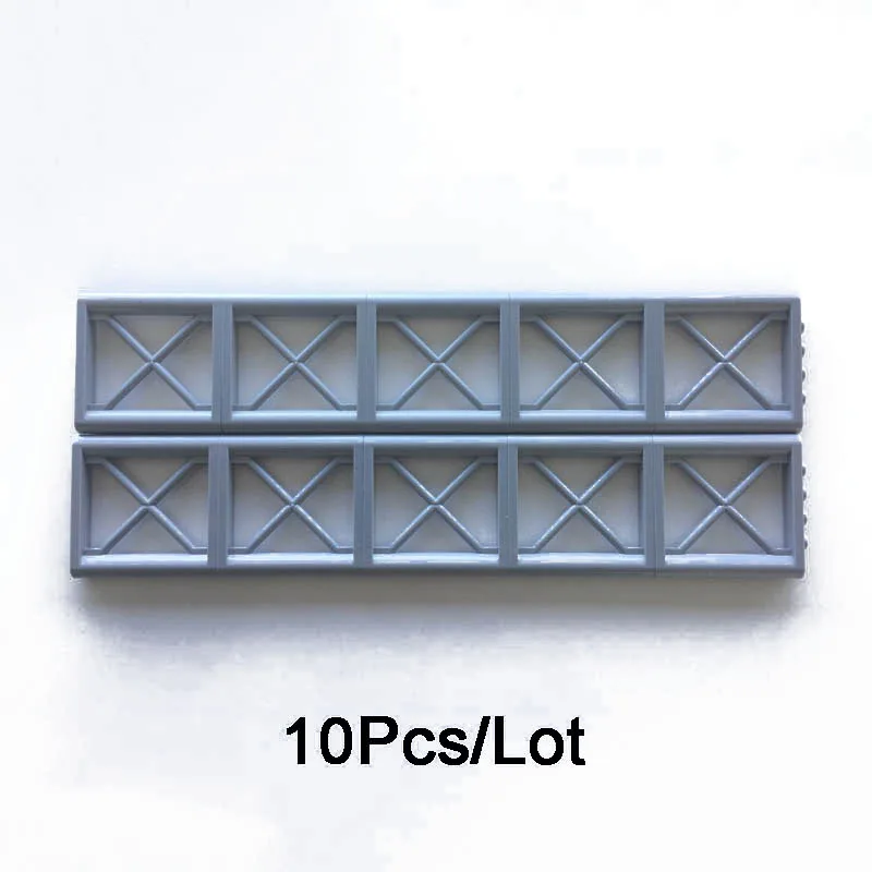 

8Pcs/Lot Fence Support 1x6x5 Girder Rectangular Enclosing Wall House Building Blocks MOC Brick Parts Toy Compatible with Panel