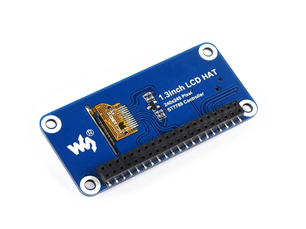 1 3 дюйма IPS ЖК дисплей шляпа для Raspberry Pi Zero/Zero W/Zero WH/2B/3B/3B + 240x240 пикселей SPI