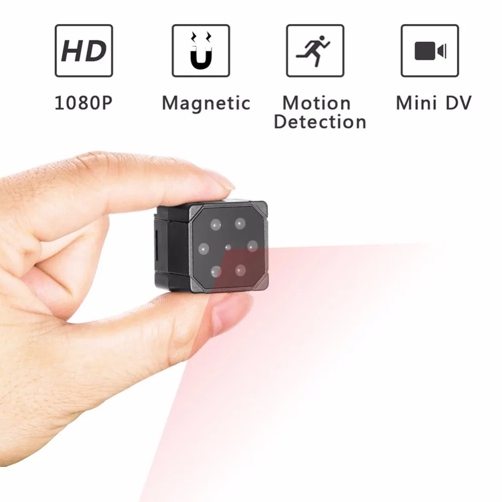 

Invisible Night Vision Portable Magnetic HD 1080P super Mini Body Camera Video Recorder Motion Detection Support Hidden TF card