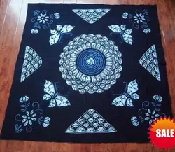 Японских shibori Tie Dye красивый ручная роспись/ручной работы kanoko квадратный Скатерти много использует/Home Decor