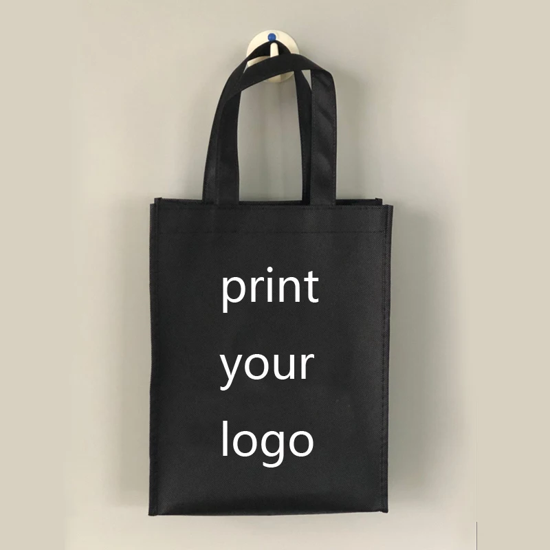 

100pcs Custom Logo tote bags Shopping bags Shoes Clothes handbags
