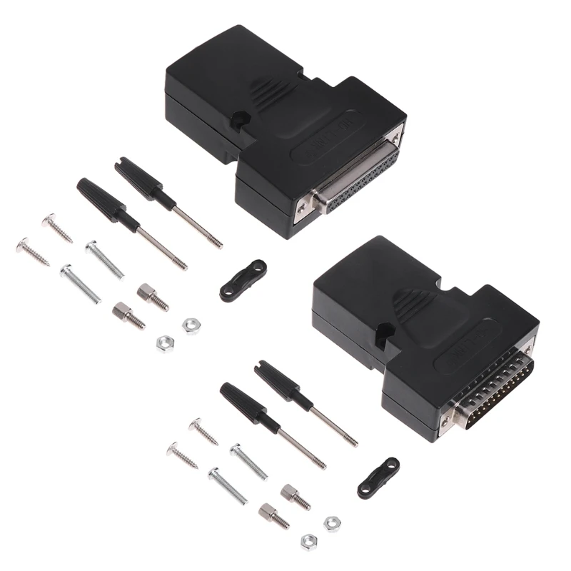 New DB25 Male/Female Screw D SUB 25Pin Plug Breakout Terminal