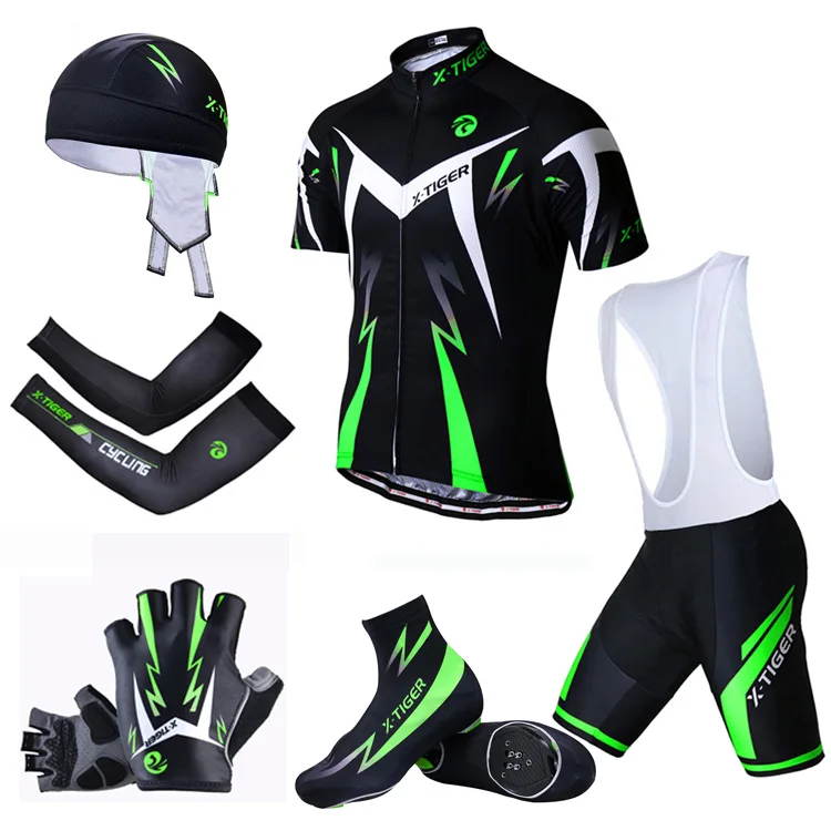 

X-Tiger Summer Big Cycling Set ! 2019 Anti-UV MTB Bike Cycling Clothing Racing Bicycle Clothes Breathable Cycling Jersey Set