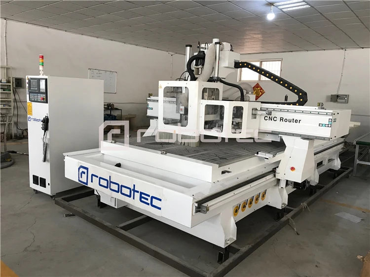 

Furniture Production Line CNC Router For Doors Cabinet 5x10 Feet Wood Working Automatic Loading and Unloading Nesting Machine