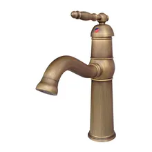 Античная латунь с одной нажимной ручкой Поворотный для ванной для кухни для раковины бассейна кран смесители aan041