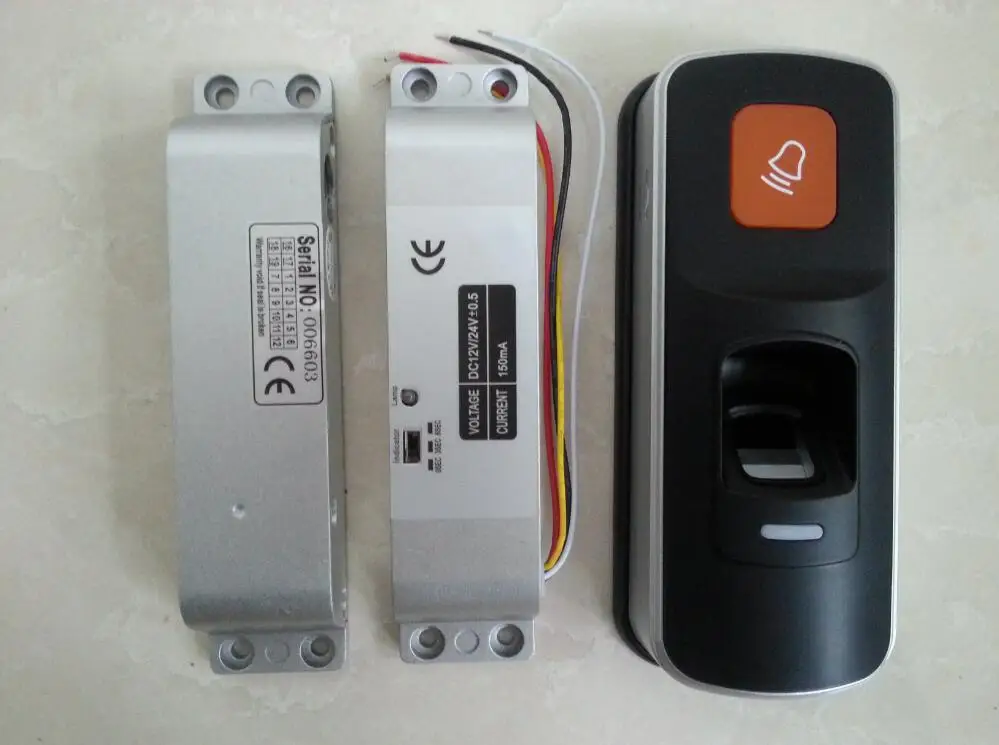 Электрический падения домофоны отпечатков пальцев и RFID считыватель Система контроля доступа отпечатков пальцев Сенсор