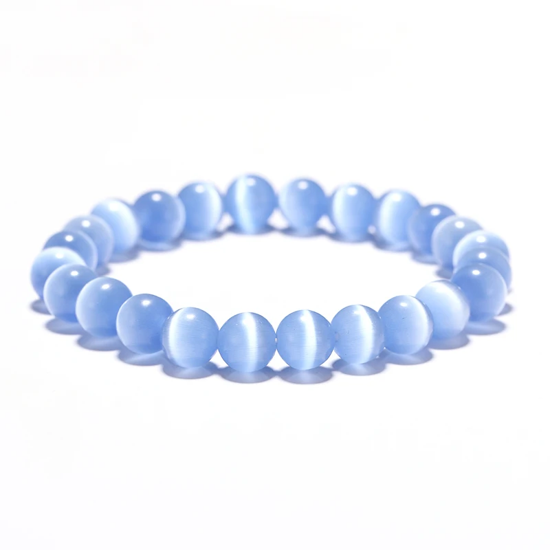 Minimalist Natural Stone Beads Opal Bracelet 5 Color Women Girls Moonstone Braclet For Femme Armband Jewelry Gift Bijoux