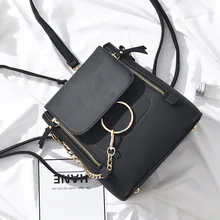 black red ponk Two-shoulder bag new fashion women's bag trend leisure travel shoulder bag shaka ponk montbéliard