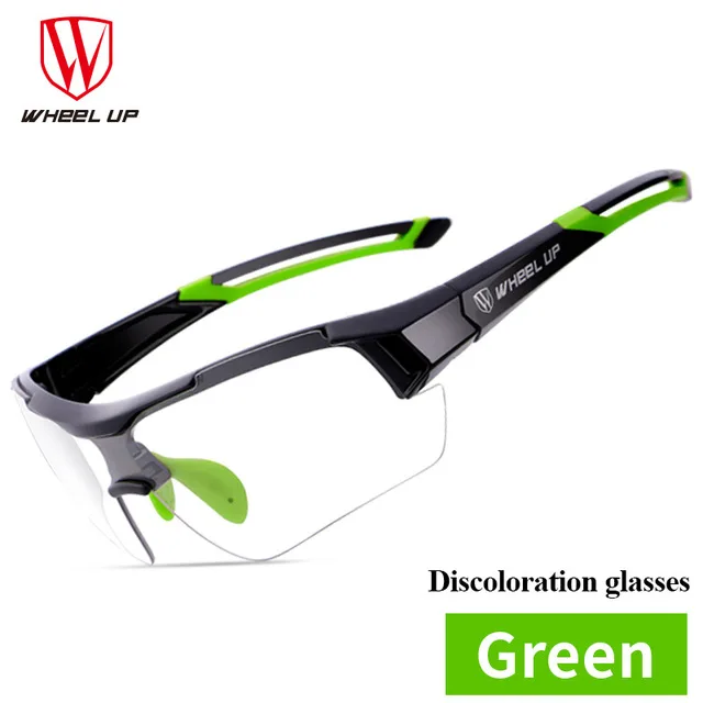 Фотохромные велосипедные очки UV400 MTB, уличные спортивные солнцезащитные очки для велоспорта, очки для близорукости - Цвет: green