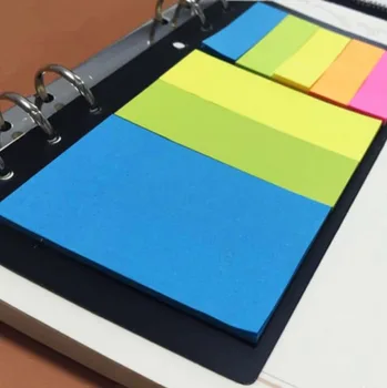 

B5 A5 A6 Sticky Notes Planner Schedule 6 Holes Binder Diary Memo Divider Sticker for Loose Leaf Spiral Notebook
