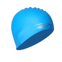 Сохраняющая Дайвинг силиконовая шапочка для плавания для женщин мужчин детей длинные волосы силикагель капюшон ультратонкая шляпа защита ушей водонепроницаемый