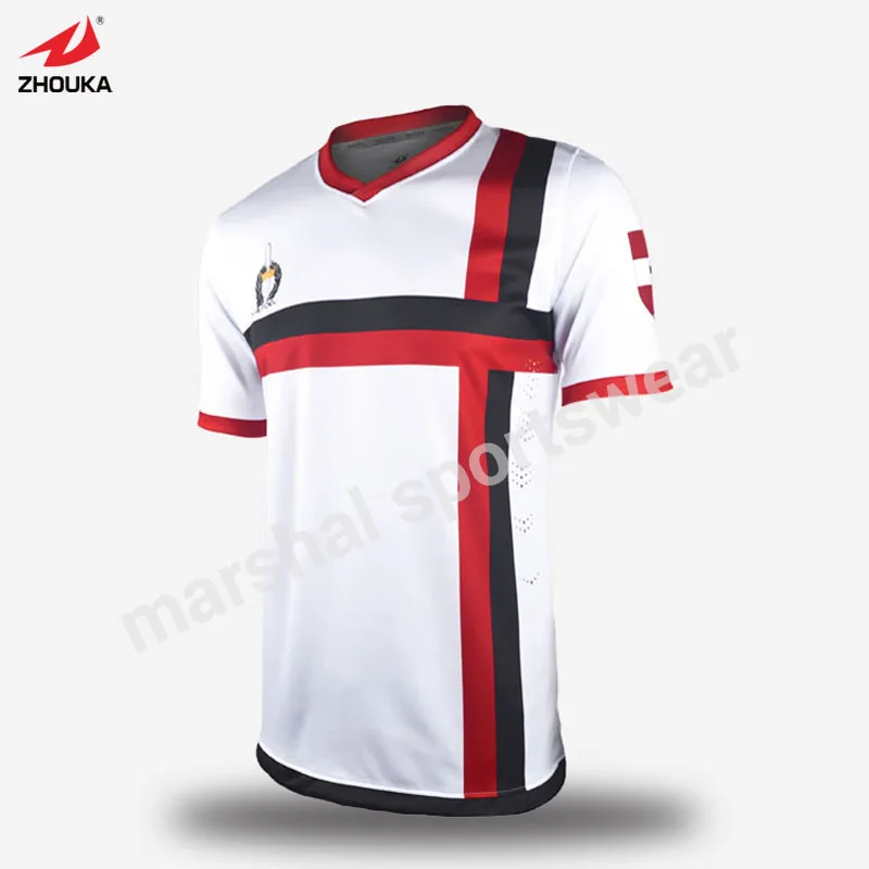 white sublimation shirts unisex shirts cheap soccer jerseys