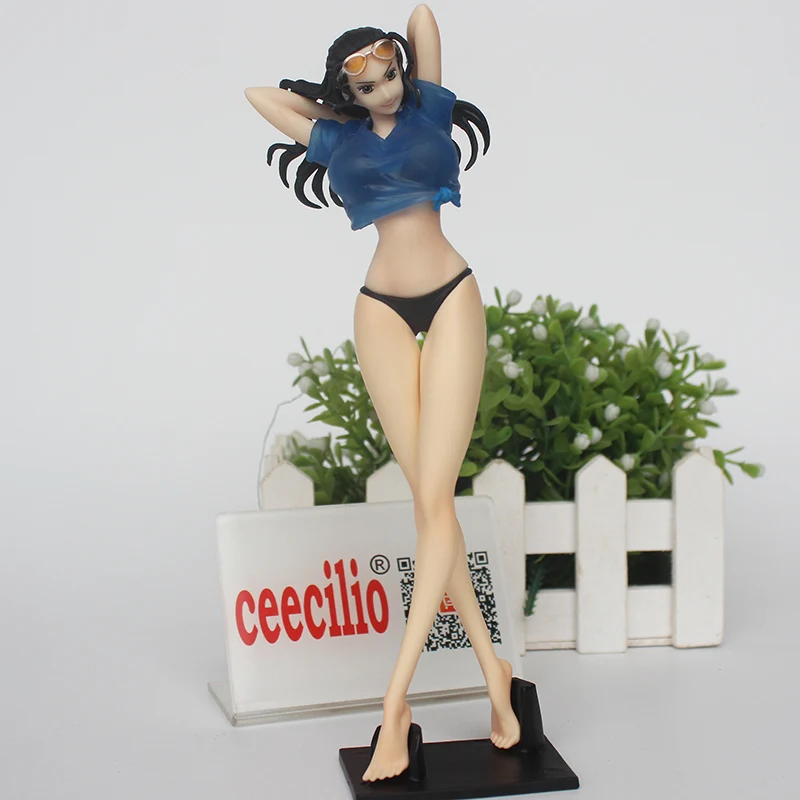 

Anime One Piece OP Nico Robin PVC Action Figure Robin Swimsuit Ver. Collection Model Toys