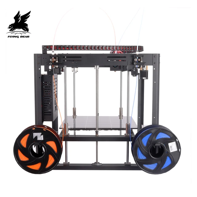 Best Offers Hot Sale  Flyingbear Tornado 2 DIY Full metal Linear rail 3d printer Kit with Large printing Size