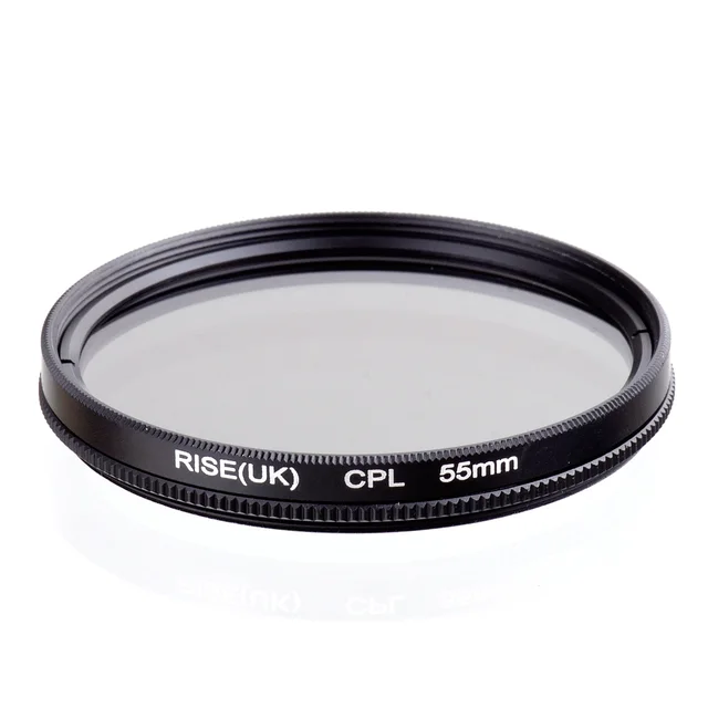 Special Price RISE(UK) 55mm Circular Polarizing CPL C-PL Filter Lens 55mm For Canon NIKON Sony Olympus Camera