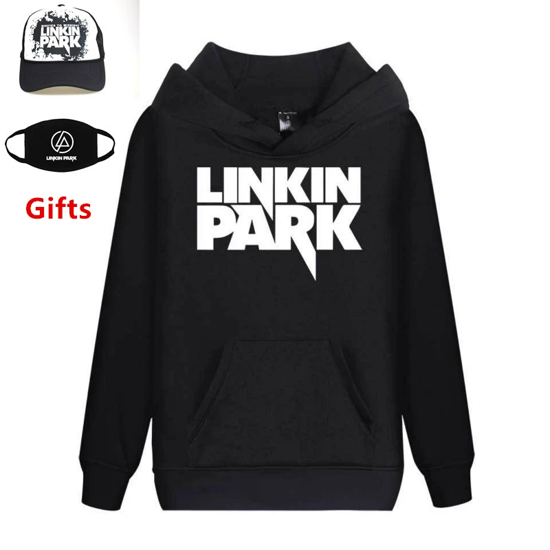 

Cap&Mask as Gifts LINKIN PARK hoodies sweatshirts men women pullover hip hop Rapper Bboy dancer DJ hooded jacket coat tracksuits