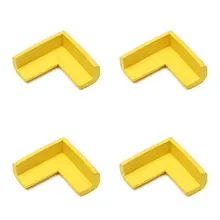 ABWE Best Sale 4pcs Child Baby Safety Desk Table Edge Cover Guard Corner Protector Cushion yellow
