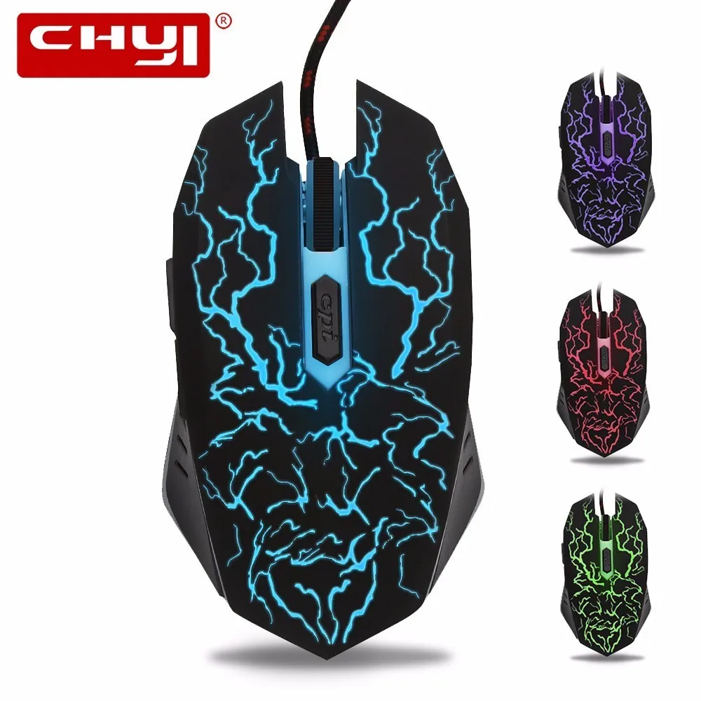 

Professional Seven LED Colors Light Change Optical USB 1600 DPI Wired Gaming Mause Bloody Mause Gamer For Laptop Computer Mouse