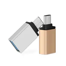 1PCS USB 3.0 Data Sync Adapter OTG Adapter Support Data Sync Charge Converter for Samsung Xiaomi Huawei phone with a USB Type-C