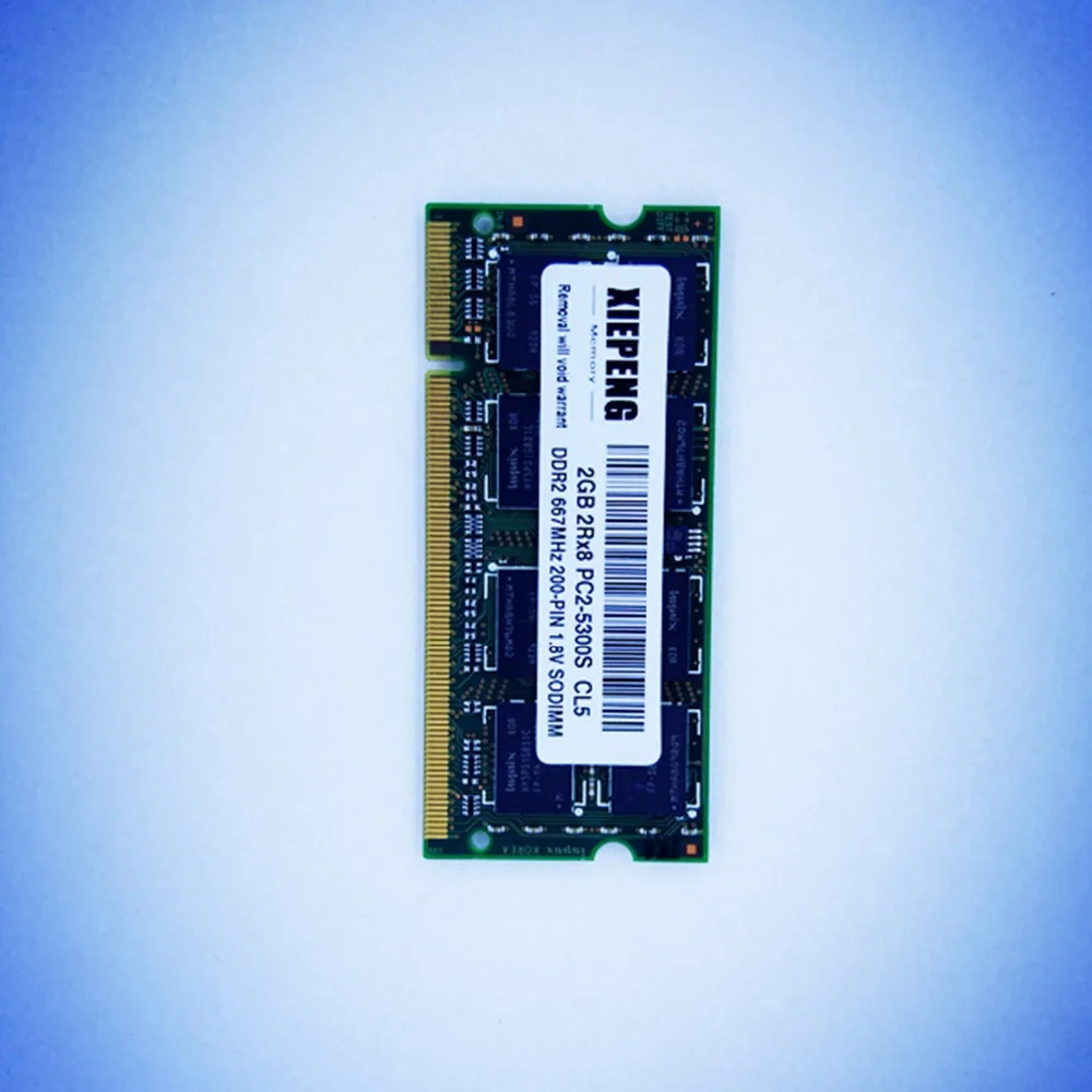 Память для ноутбука 2 Гб 2Rx8 ОЗУ DDR2 667 МГц 2g pc2 5300 SODIMM HP V3700 V3800 V3900 2210b 2510p