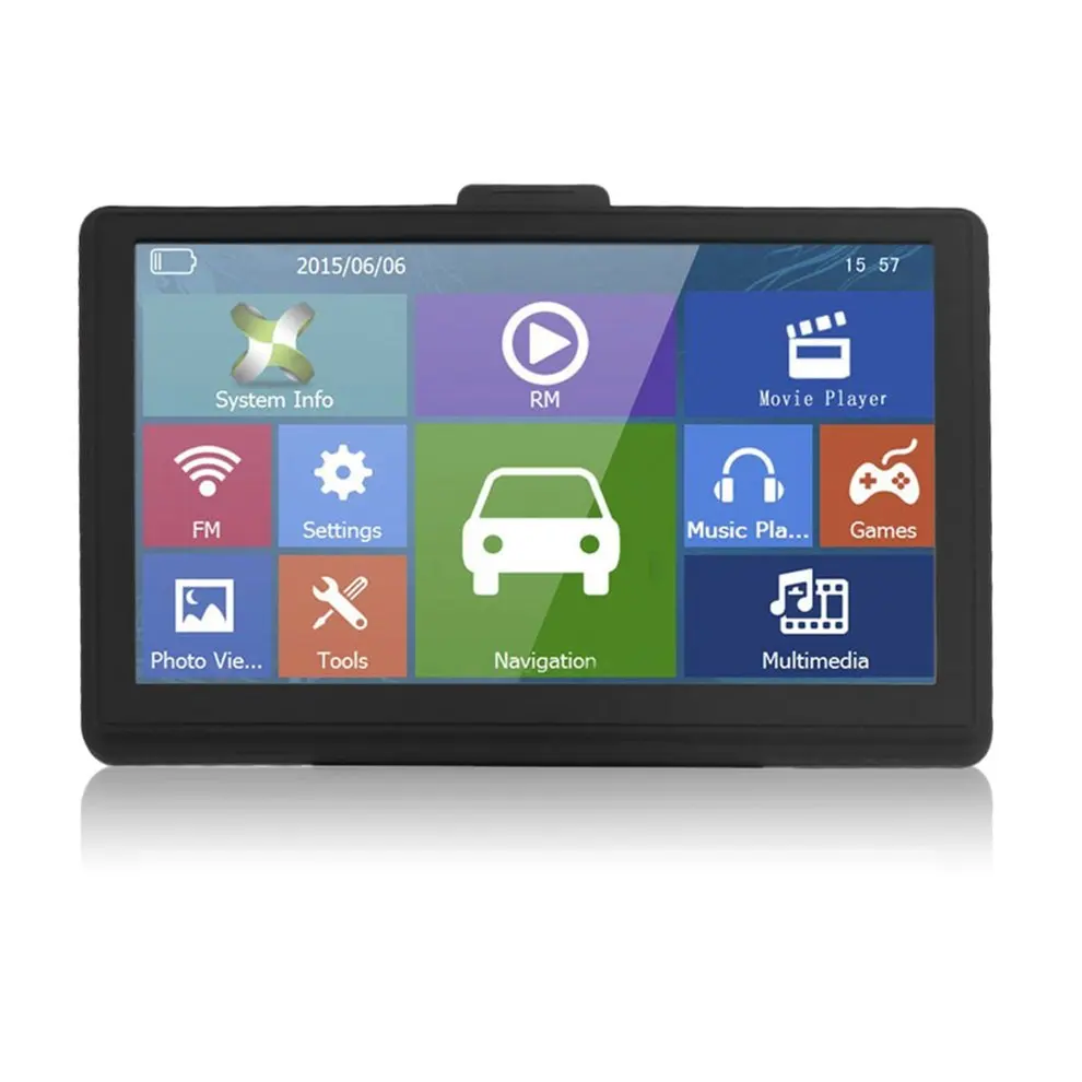 

Truck Car GPS Navigation FM 7 Inch Display HD Capacitive Screen Support Multilanguage Free Maps Updates 715