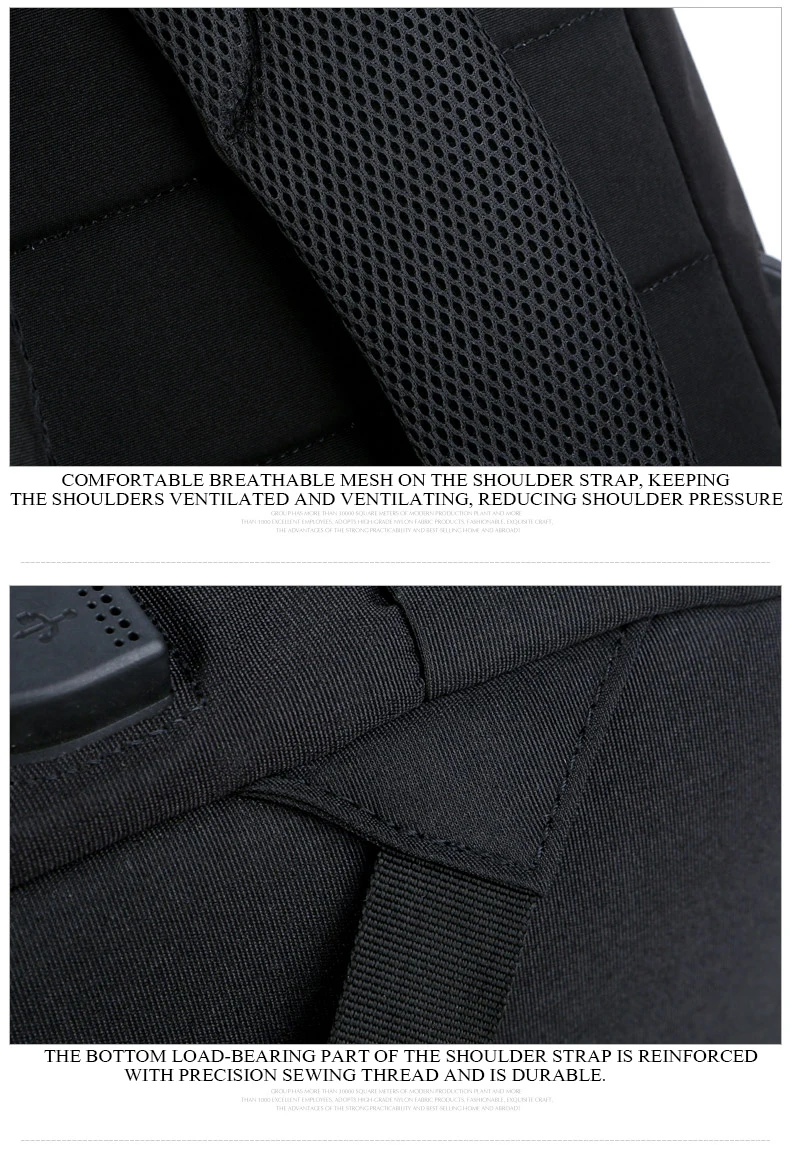 New Business Backpack USB charging 15inch Men's Women's Laptop Backpacks  For Teenager Fashion School Bag Male Travel bagpack (32)