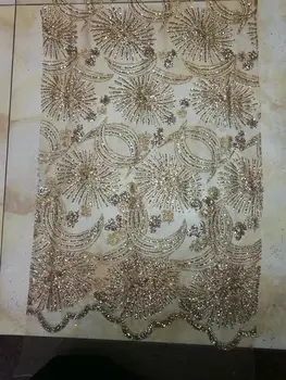 

Gold silver glitter mesh african indian lace fabric for wedding /evening dress