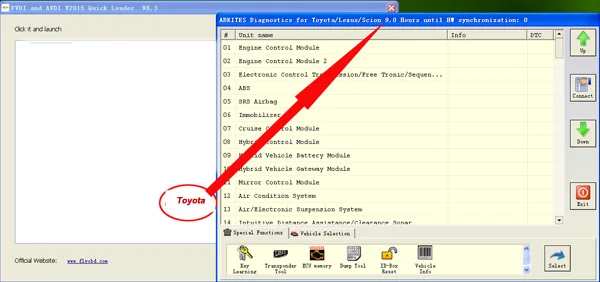 FVDI2 ABRITES Commander для Toyota Lexus V9.0 по USB Dongle