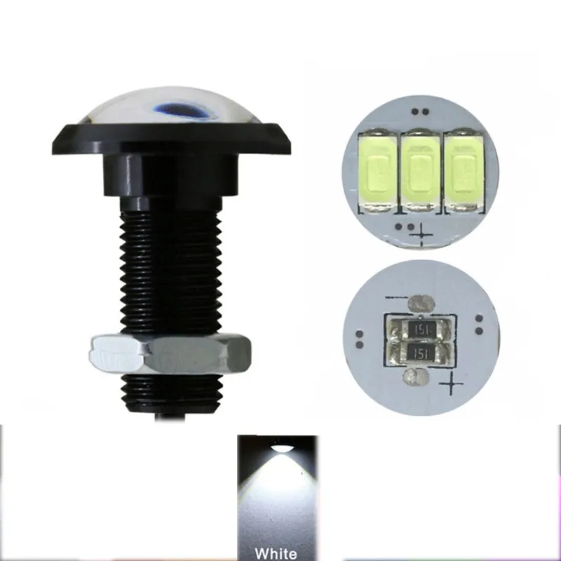 Automobiles Led Light 23MM Eagle Eye Ultra-Thin Screw Counter-Reverse Motorcycle Refit Lamp License Car | Автомобили и мотоциклы