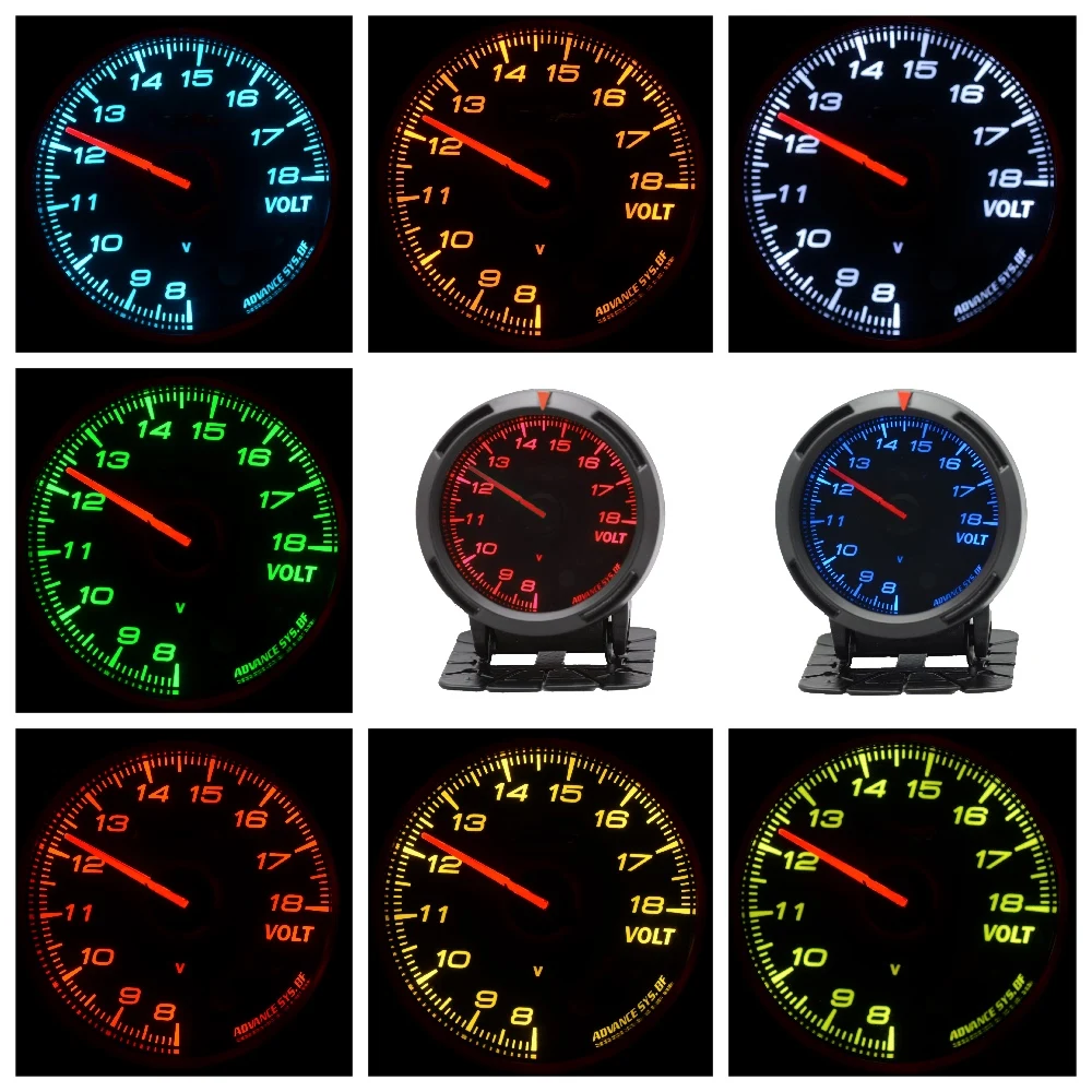 

2.5" 60mm Universal DF Link Advanced BF Gauge Car Meter Voltage Racing Gauge 15 Colors