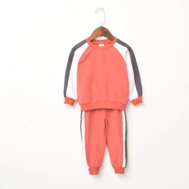 

Spring Autumn Baby Boys Girls Clothes Sets O-neck Long Sleeve Shirt + Trousers 2pcs New 2018 Fashion Unisex Chidren Suits