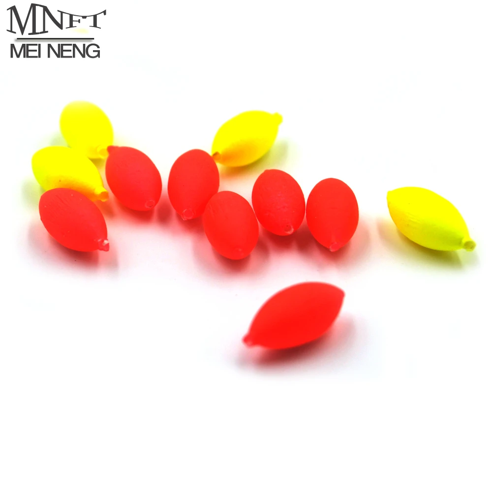MNFT 100Pcs Oval Mini Fishing Float Bobber Rig Making Fishing Floating