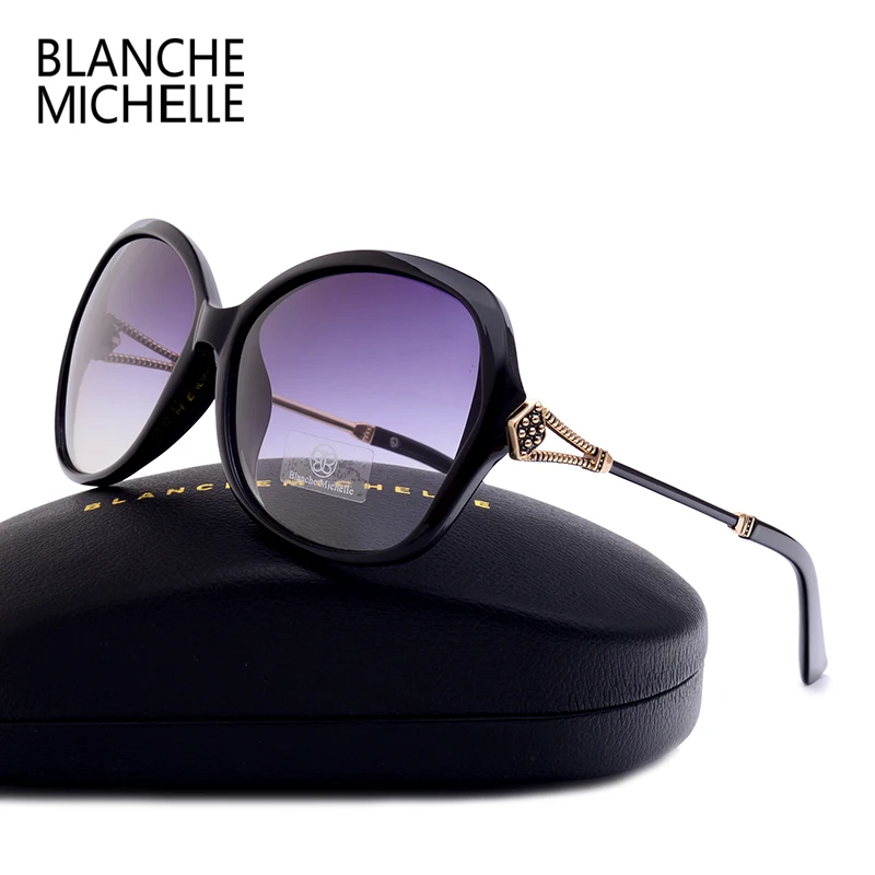 Blanche Michelle, высокое качество, поляризационные солнцезащитные очки для женщин, фирменный дизайн, UV400, солнцезащитные очки с градиентом, солнцезащитные очки oculos с коробкой