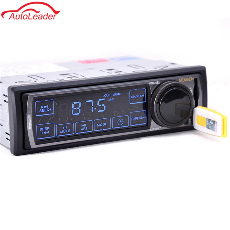 

1 DIN Car Radio Player Bluetooth Car MP3 Player Auto Radio Stereo 12V USB SD FM In Dash Touch Screen With Frame Autoradio