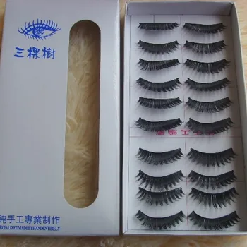 

wholesale Super Thick eye beauty Fake Eye lashes big eye stage party 008# thick Artist false eyelashes 100boxes free shipping