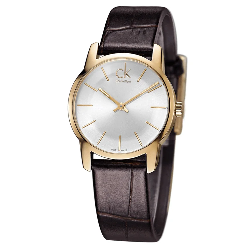 

CalvinKlein CITY series Simple and fashionable quartz female watch K2G23620