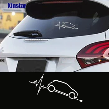 

2pcs Car windows sticker For Peugeot 208