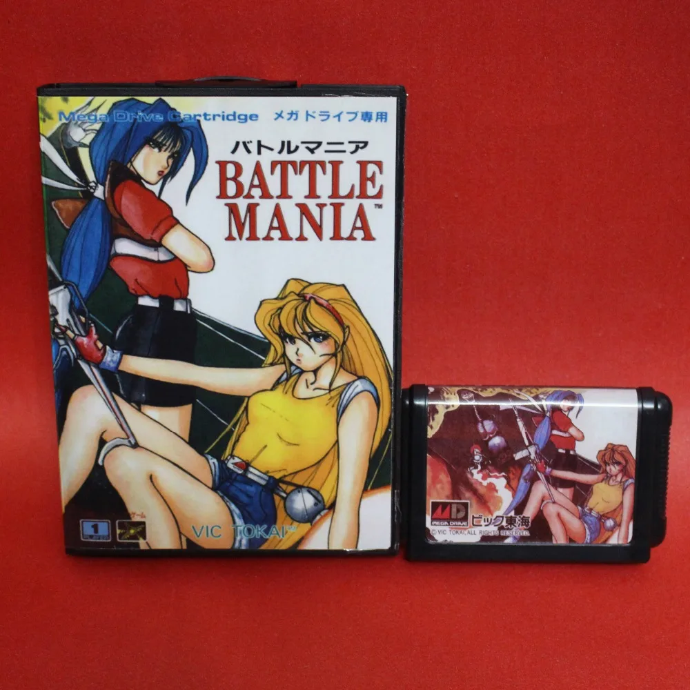 Бой Мания 16 бит MD карточная игра с коробку для Sega MegaDrive игровая консоль системы |