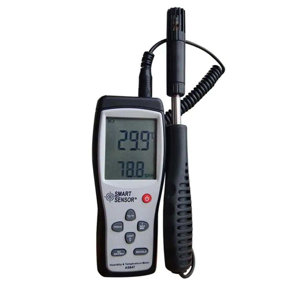 Temperature Humidity Gauge Meter 2 in1 K Type Thermocouplein